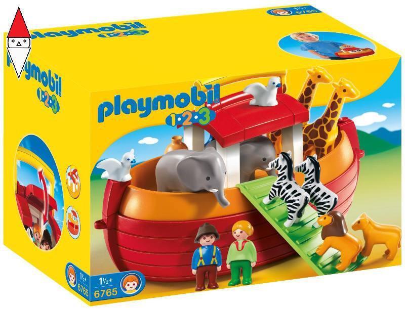 COSTRUZIONE PLAYMOBIL ARCA DI NOE PORTATILE 1.2.3