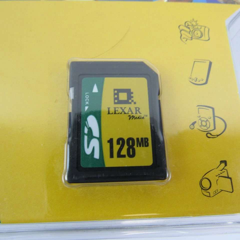 Lexar Media 128MB SD Memory Card High Performance For Digital Devices New     S4 - Image 2 of 4