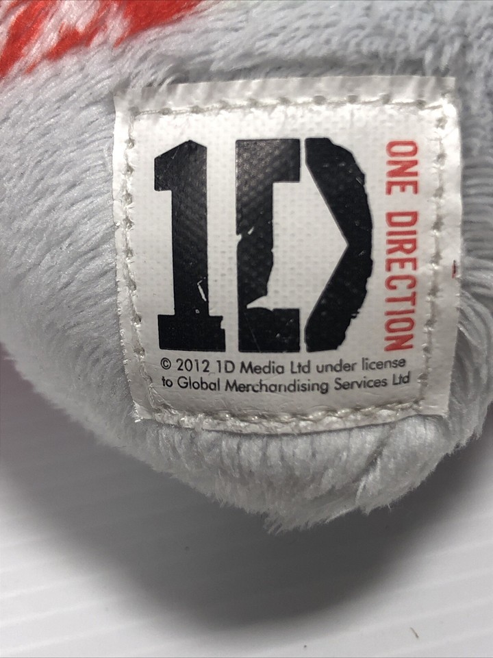 One Direction 1D Pillow Pet Pink 30cm Embroidered Signatures eBay