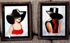 Original Acrylic Paintings on Canvas Framed