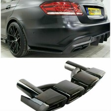 Black Exhaust s Fit for Mercedes Benz C Class CLS Class W204 W218 Tips