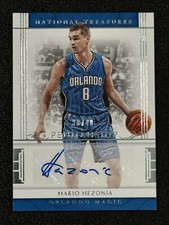 2016-17 National Treasures #28 Mario Hezonja #/40 Penmanship Auto CROATIA MAGIC