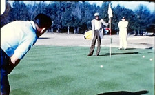 Vintage 70s 8mm Home Movie Film Golfing Country Club  Wedding 5" Reel