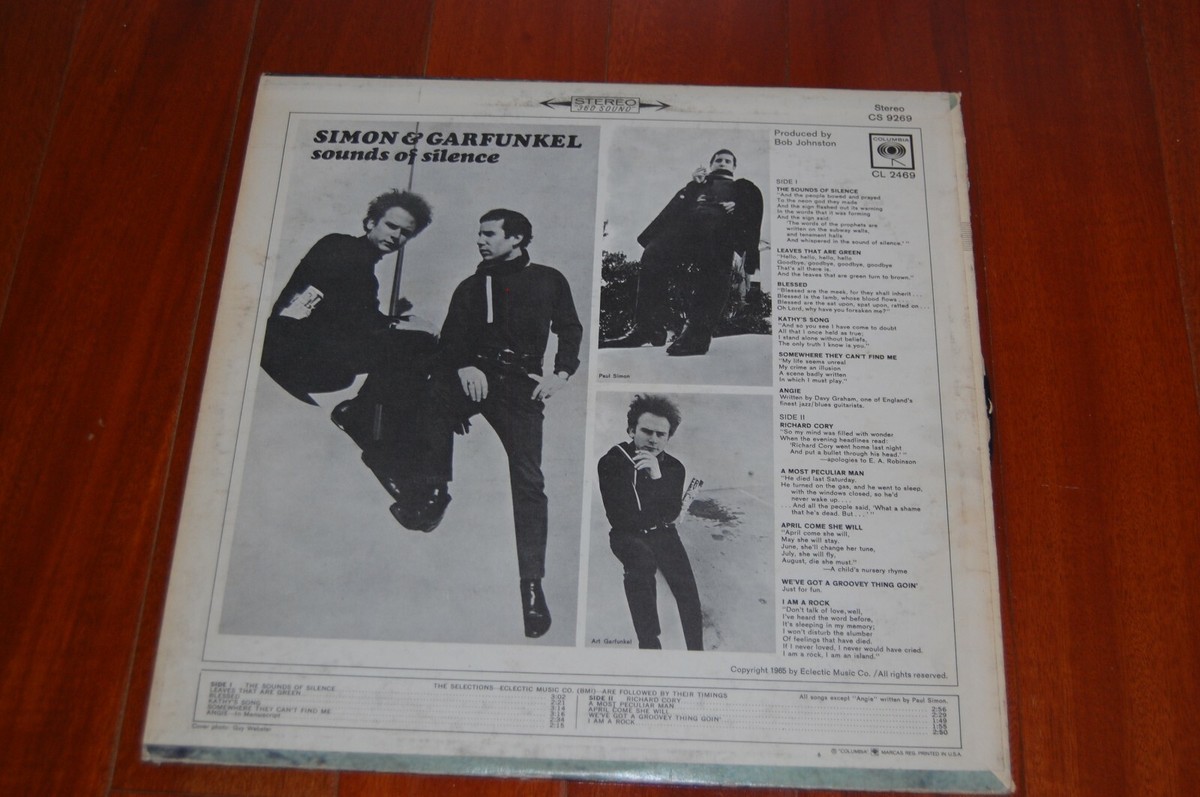 その他 QUIET ROOMS SIMON and GARFUNKEL Vintage Simon and Garfunkel Paul Simon Sounds of Silence LP