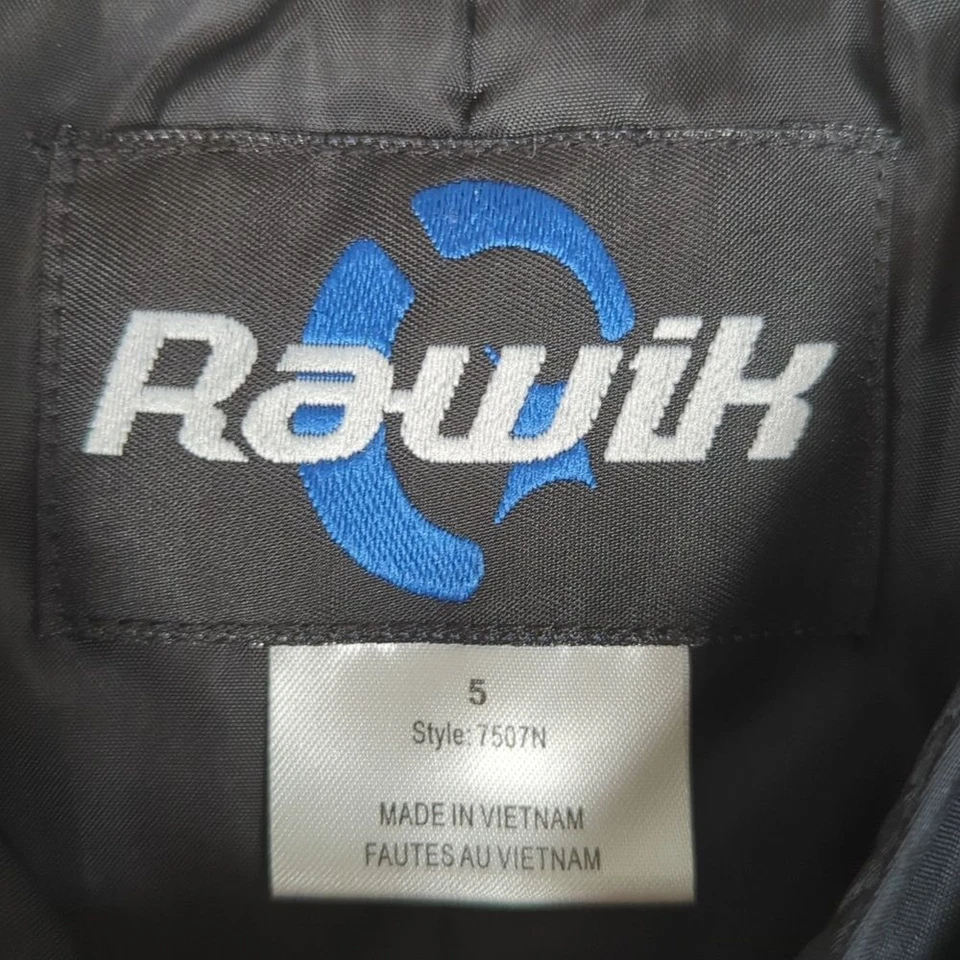 Babero Rawik Niños Negro Traje de Nieve Talla Unisex 5T Foto 4 de 4