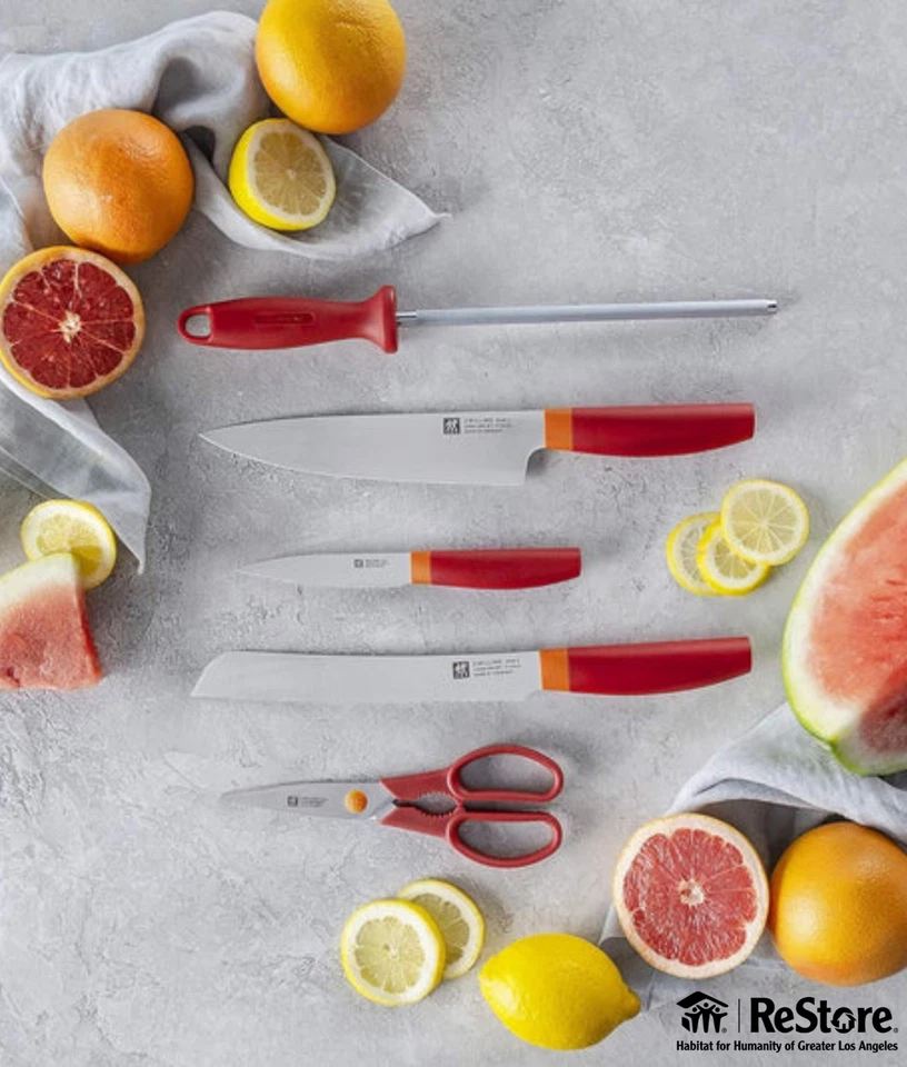 Juego de bloques de cuchillos ZWILLING Now S, 6 piezas, naranja Granada Foto 3 de 4