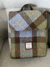 AUTHENTIC HARRIS TWEED MINI BACKPACK TUMMEL GLEN APPIN Col 15 - Brand New