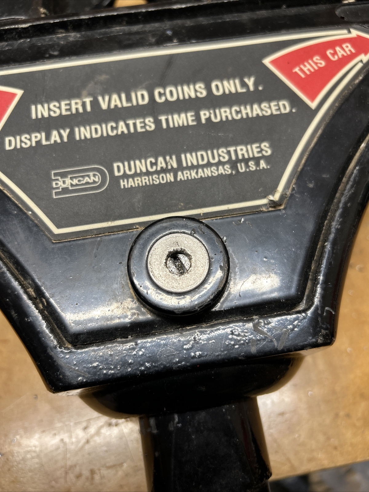 Vintage Black Duncan 60 Double Head Parking Meter eBay