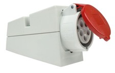 CEE Wanddose 400 V Starkstrom Steckdose 16 A 6 h 5-polig IP44 Schwabe 60430