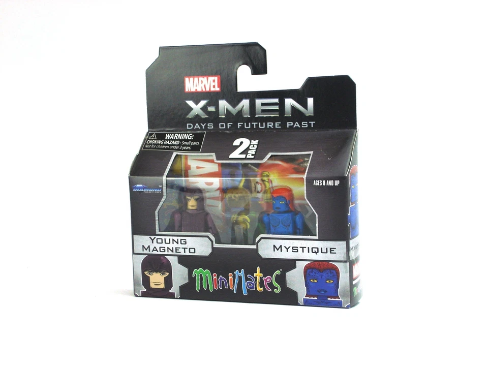 Marvel Minimates Young Magneto & Mystique Days of Future Past 系列 58 全新 — 第 3/4 张图片