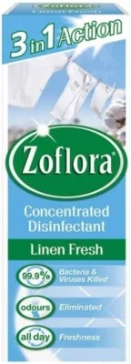 Zoflora Linen Fresh 3in1 Action Concentrated Disinfectant 120ml