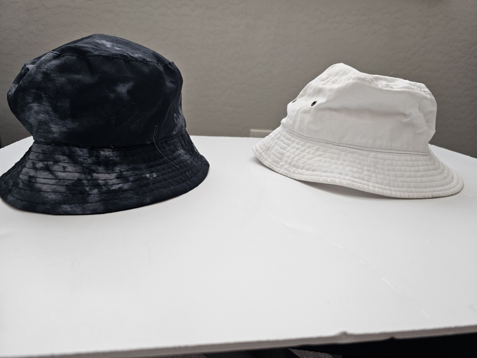 WHITE S/m THE HAT DEPOT COTTON BUCKET HAT SUN EXC PACKABLE