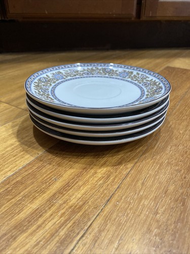 Martha Stewart Wedgwood Conservatory Saucers Set Of 5 - Picture 8 of 8