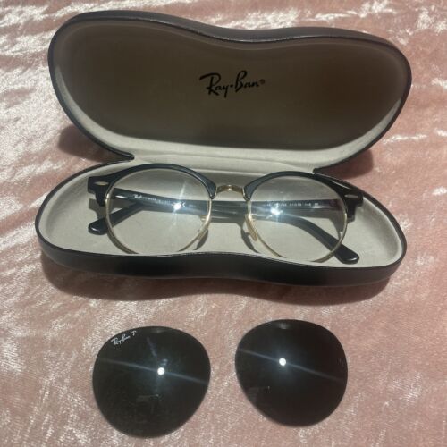 Ray Ban Club master Polarized Sunglasses $220 Eye… - image 1