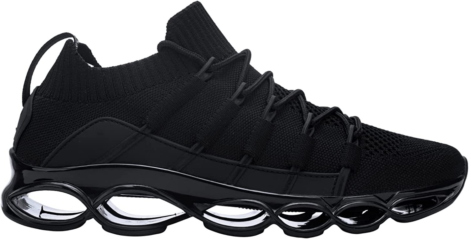 DYKHMATE Steel Toe Wide Shoes for Men Lightweight Safety Sneakers