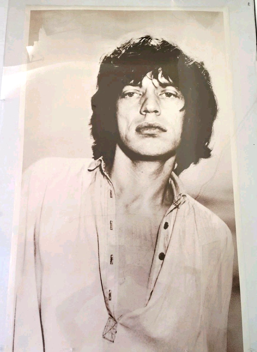 Mick Jagger 1981 Giant Door Poster 26.5x68