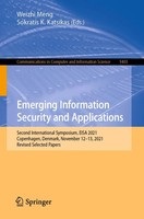 Weizhi Meng (U. A.) | Emerging Information Security and Applications | Buch