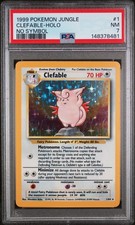 Clefable Holo No Symbol Error Pokemon Jungle #1 NM PSA 7 on eBay