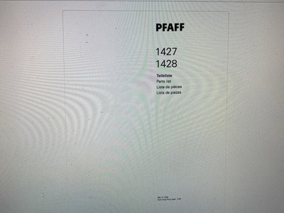 Pfaff 1428 Manual  Digital