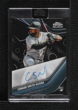 2023 Topps Chrome Black Canaan Smith-Njigba #CBA-CSN Auto 08jk