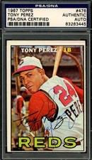 Tony Perez Cards, Rookie Card and Autographed Memorabilia Guide 5