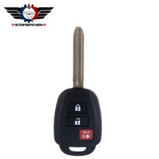 Remote Car Key Fob fits Toyota RAV4 2013 2014 2015 2016 2017 2018 3 Buttons