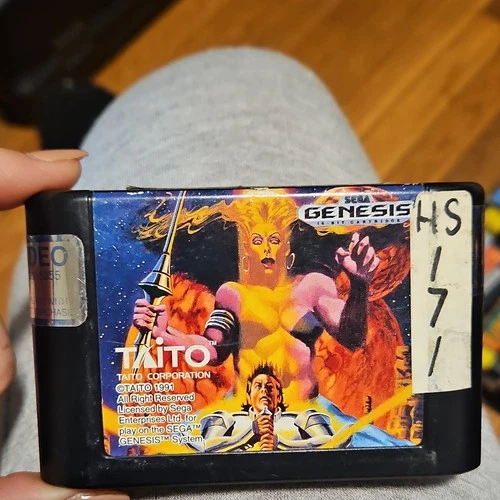 Taito Saint Sword Sega Genesis Game Cartridge 1991 Sega Genesis Taito