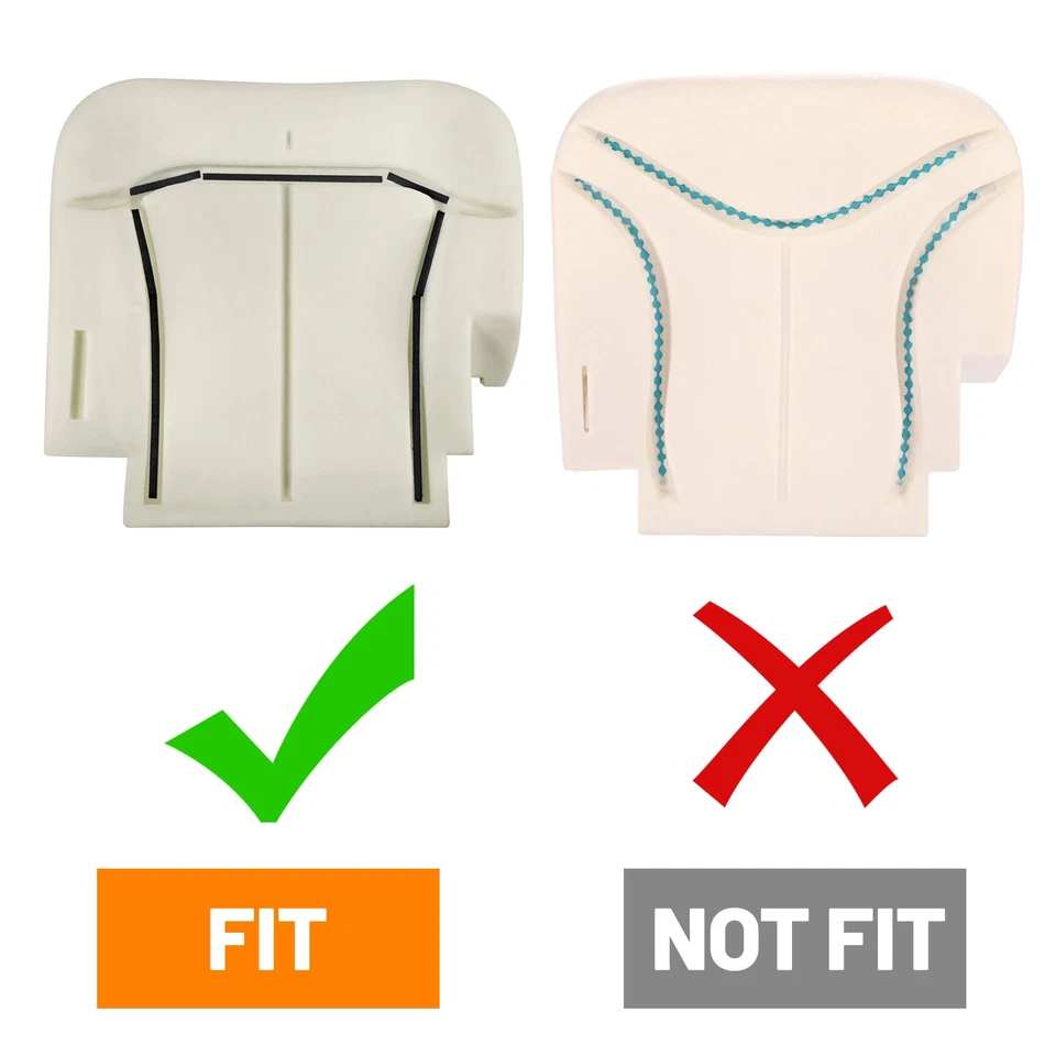 Cojín de espuma para asiento inferior del conductor para Chevy Silverado 1500 2500 3500 1999-2002 Foto 2 de 4