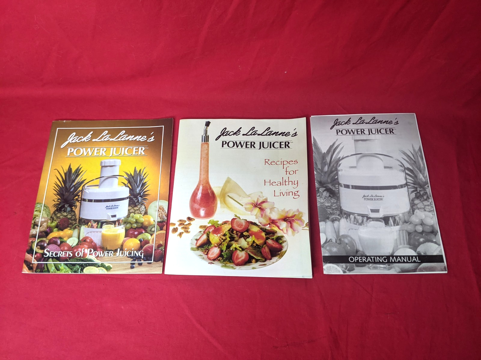 Jack Lalanne&rsquo;s Power Juicer CL-003AP "MANUAL & RECIPES"