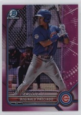 2022 Bowman Chrome Prospects Fuchsia Refractor 195/199 Reginald Preciado 1dm4