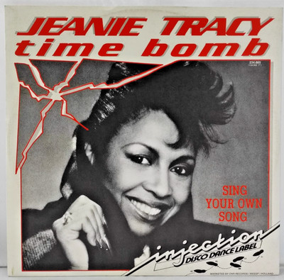LP - Jeanie Tracy - Time Bomb - Injection Disco Dance Label - 234.665 - Vinyl