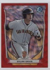2014 Bowman Draft Chrome Red Wave Refractor 5/25 Dylan Davis #CDP94 0b0