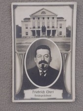 RPPC Weimer Republic Friedrich Ebert and National Theatre 1940 s Postcard