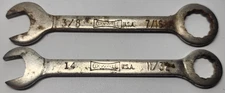 Vintage Oxwall Combination Wrenches 3/8" 7/16" 11/32" 14