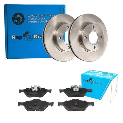 RAP BRAKES BREMSENSET 258mm VORNE passend für MAZDA 2 DY Bj. 2003-2007