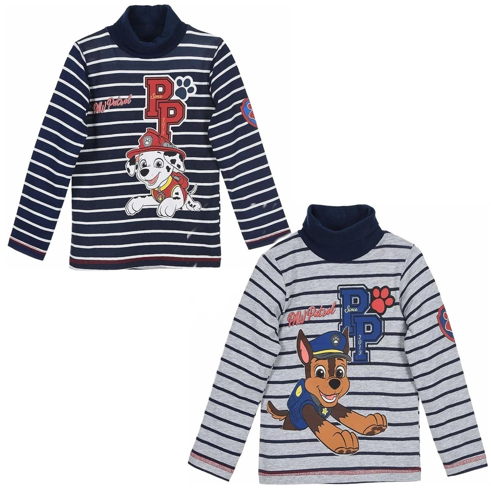 NICKELODEON Jungen HS1255 Paw Patrol Langarmshirt Rollkragen Größe: 3-6 Jahre