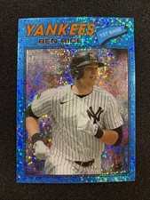2026 Topps Heritage - Ben Rice #189 Chrome Light Blue Sparkle Refractor