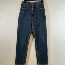 Vintage 80's Guess Dark Denim Mom Jeans Made in USA Size 28 fits like 27