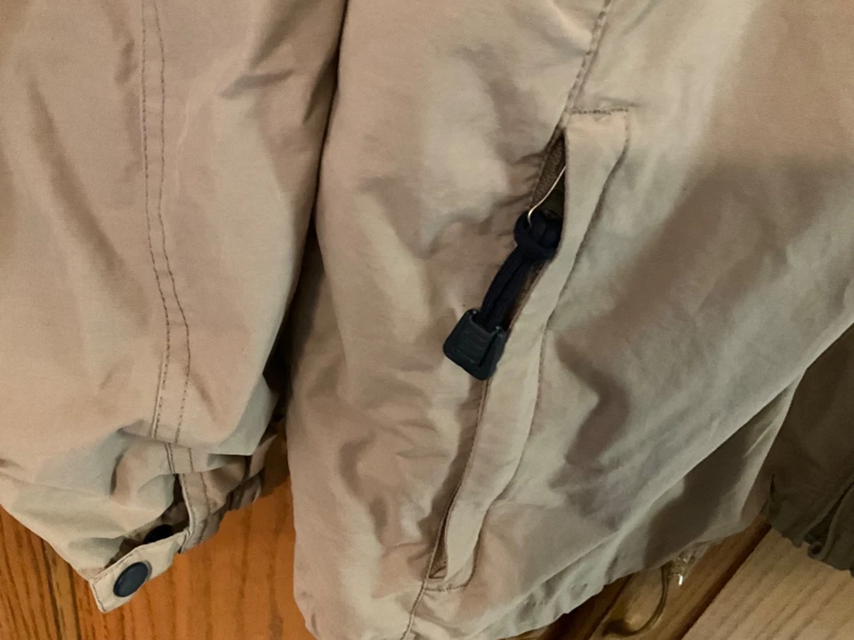 ZEROXPOSUR Lightweight Jacket Men's 2XL Tan Water Repellent Deflects Wind GUC - Image 3 of 4