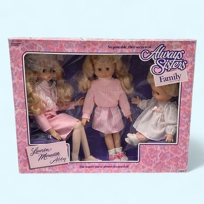Vintage Kenner Always Sisters Family Lauren Meredith Abby 1988 NOS See Notes
