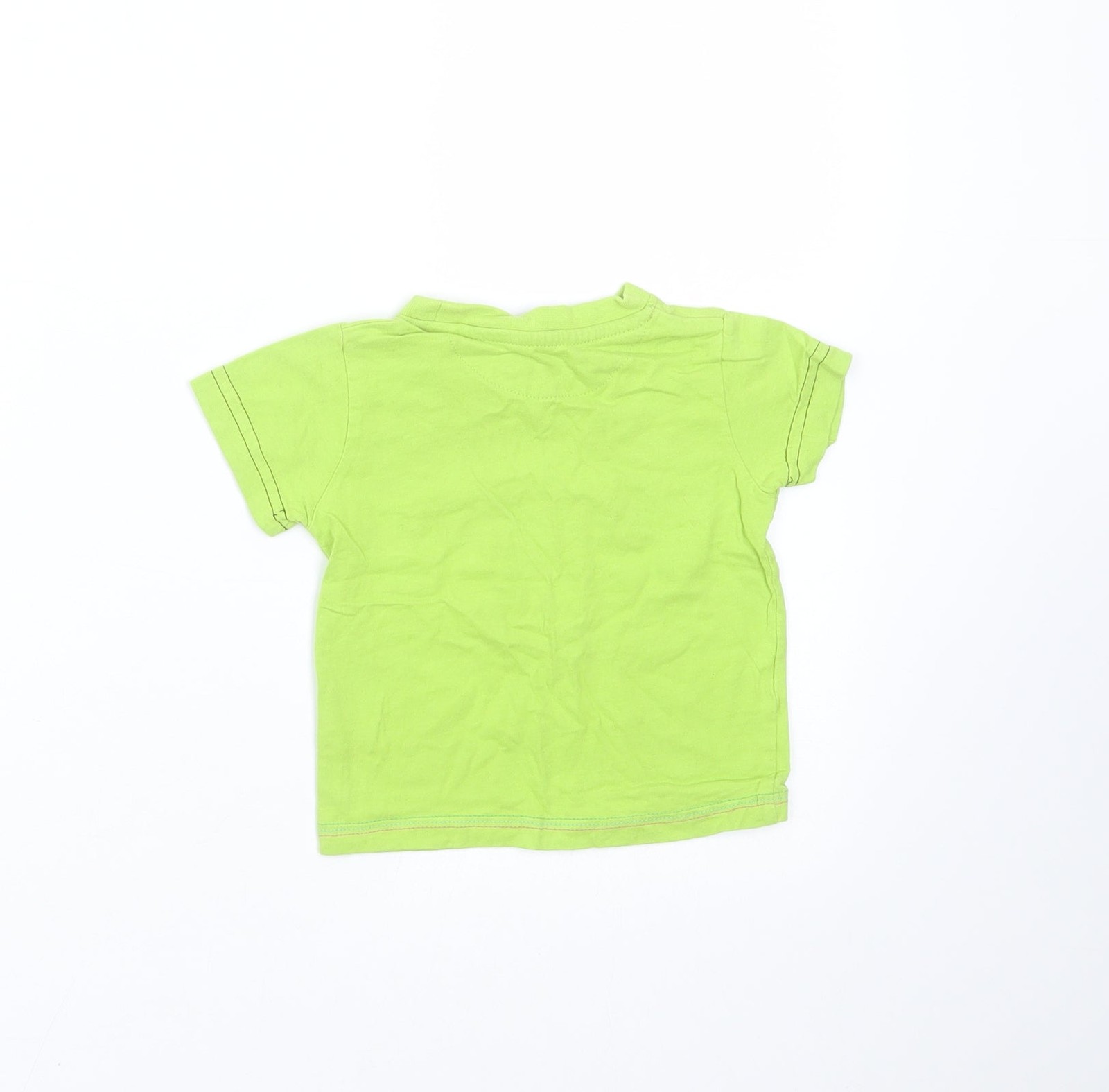 Baby UK Size 12-18 Months Minoti Green Basic T-Shirt image 2
