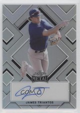 2022 Leaf Metal Silver Prismatic 10/10 James Triantos #BA-JT1 Auto 4z8