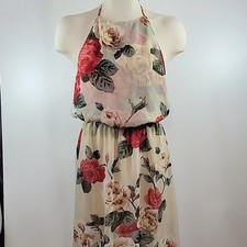 SHOW ME YOUR MUMU Dress Womans Medium Rose Lady Heather Halter Boho Party