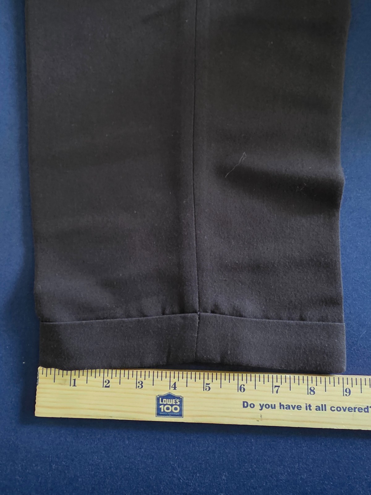 Pantalone uomo Yves Saint Laurent YSL Pour Homme taglia 36x28 5 nero plissettato davanti