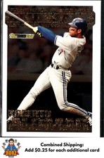 1994 Topps #1 Roberto Alomar Black Gold Toronto Blue Jays