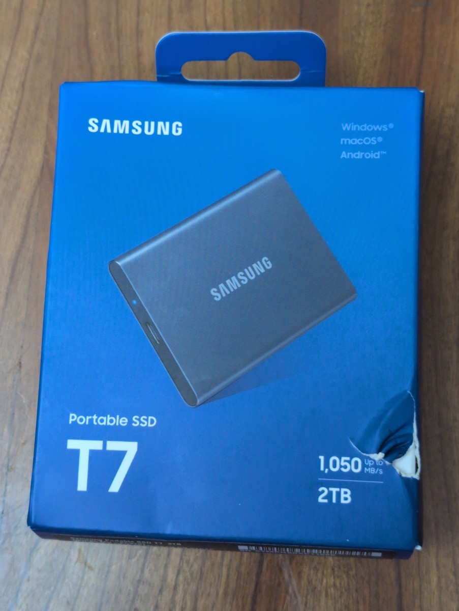 SAMSUNG - 新品未開封　SAMSUNG ポータブルSSD T7 (2TB・2個セット) Amazon.com: SAMSUNG T7 Portable SSD, 2TB External Solid