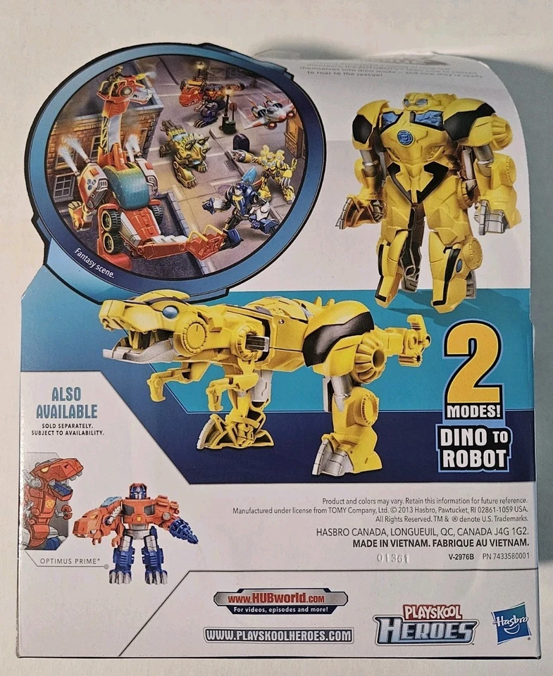 Playskool Transformers Rescue Bots Bumblebee (Robot to Raptor) Action Figure - Image 3 of 3