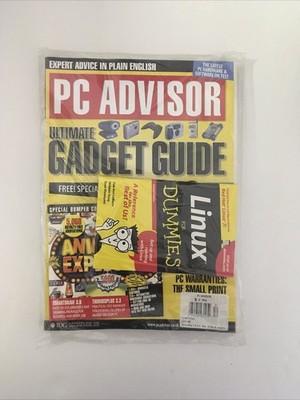 PC ADVISOR issue 75 DEC 2001 - Brand New with Linux For Dummies Reference Book