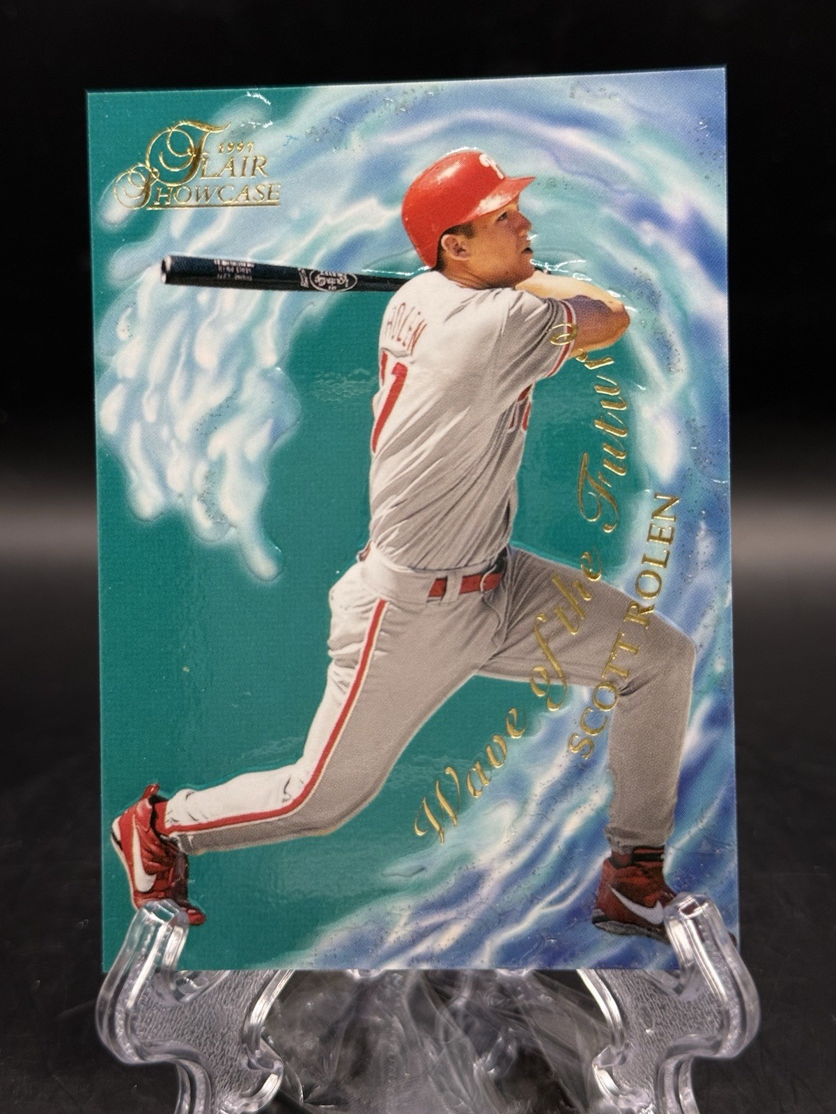 Scott Rolen 1997 Fleer Flair Showcase Wave of the Future #19 Phillies