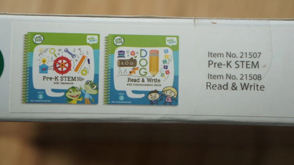 Lot of 3 NEW Leap Start BOOKS-Level 1-2 Alphabet Adventures+Pre-K-+ 4 Free Books - Image 2 of 4